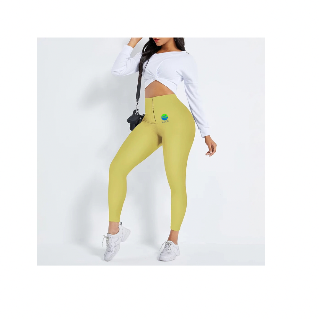 QRIC Women's Camo Seamless Leggings High Waist Workout Pants Tummy