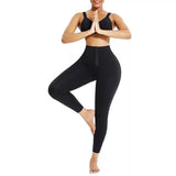 High - waist tummy control leggings with lined velvet